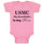 Baby Clothes Usmc My Grandfather Is My Hero Grandpa Grandfather Baby Bodysuits