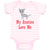 Baby Clothes My Aunties Loves Me Cat Aunt Baby Bodysuits Boy & Girl Cotton