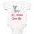 Baby Clothes My Aunties Loves Me Cat Aunt Baby Bodysuits Boy & Girl Cotton