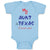 Baby Clothes My Aunt in Texas Loves Me Baby Bodysuits Boy & Girl Cotton