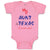 Baby Clothes My Aunt in Texas Loves Me Baby Bodysuits Boy & Girl Cotton