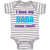 Baby Clothes I Love My Baba Sooo Much Dad Father's Day Baby Bodysuits Cotton