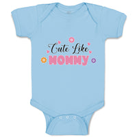 Baby Clothes Cute like Mommy Baby Bodysuits Boy & Girl Newborn Clothes Cotton
