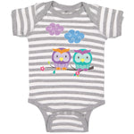 Baby Clothes Owl's Love Baby Bodysuits Boy & Girl Newborn Clothes Cotton