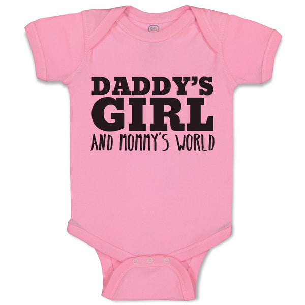 Baby Clothes Daddy's Girl and Mommy's World Baby Bodysuits Boy & Girl Cotton