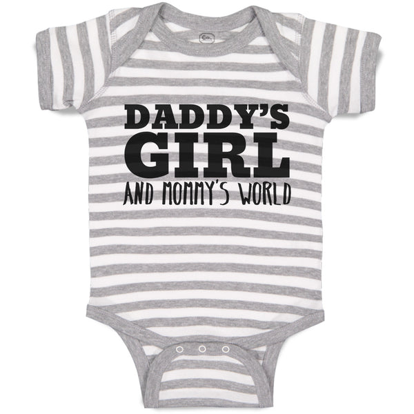 Baby Clothes Daddy's Girl and Mommy's World Baby Bodysuits Boy & Girl Cotton