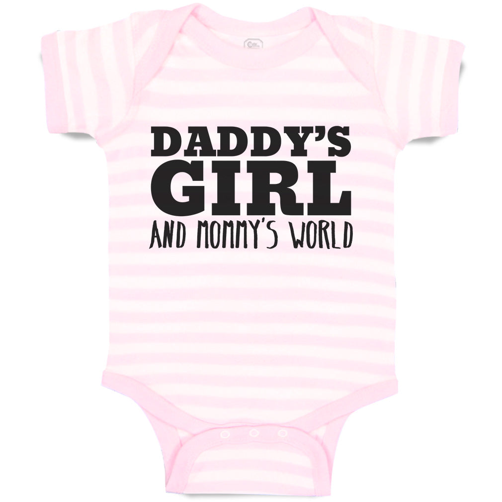 Baby Clothes Daddy's Girl and Mommy's World Baby Bodysuits Boy Girl Cotton