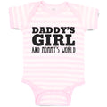 Baby Clothes Daddy's Girl and Mommy's World Baby Bodysuits Boy & Girl Cotton