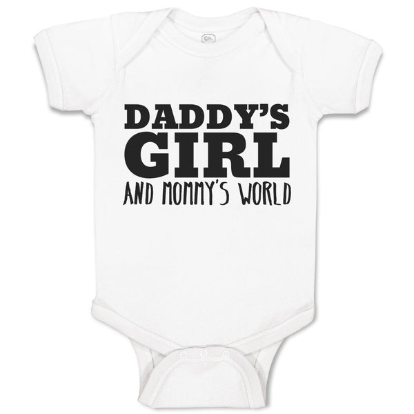 Baby Clothes Daddy's Girl and Mommy's World Baby Bodysuits Boy & Girl Cotton