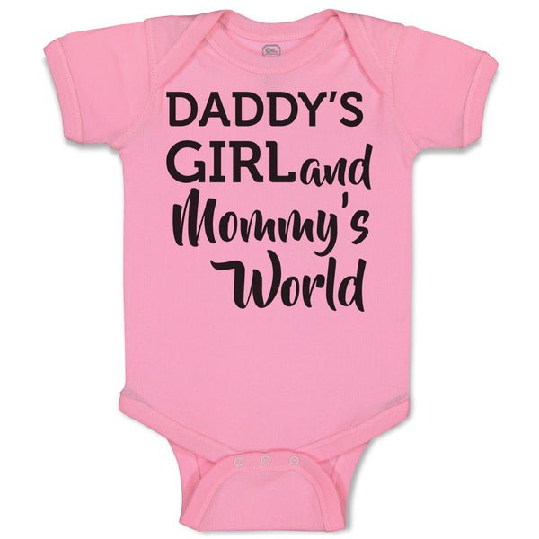 Baby Clothes Daddy's Girl and Mommy's World Baby Bodysuits Boy & Girl Cotton