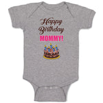 Baby Clothes Happy Birthday Mommy! Baby Bodysuits Boy & Girl Cotton