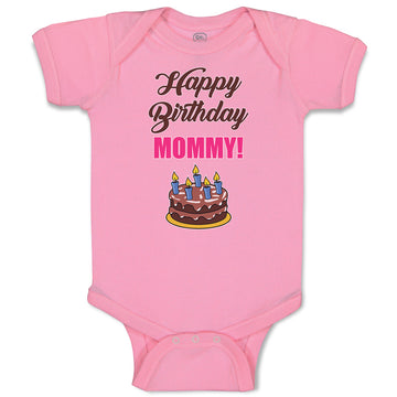 Baby Clothes Happy Birthday Mommy! Baby Bodysuits Boy & Girl Cotton