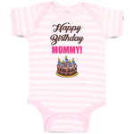 Baby Clothes Happy Birthday Mommy! Baby Bodysuits Boy & Girl Cotton