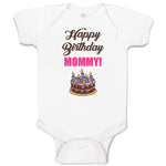 Baby Clothes Happy Birthday Mommy! Baby Bodysuits Boy & Girl Cotton