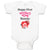 Baby Clothes Happy First Mother's Day Mammy Baby Bodysuits Boy & Girl Cotton