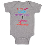 Baby Clothes I Am My Daddys Baby Girl & Mummys Princess Baby Bodysuits Cotton