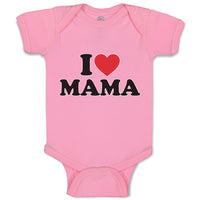 Baby Clothes I Love Mama Baby Bodysuits Boy & Girl Newborn Clothes Cotton