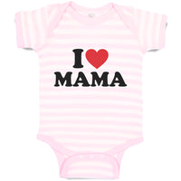 Baby Clothes I Love Mama Baby Bodysuits Boy & Girl Newborn Clothes Cotton