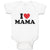 Baby Clothes I Love Mama Baby Bodysuits Boy & Girl Newborn Clothes Cotton