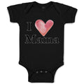 Baby Clothes I Love Mama Baby Bodysuits Boy & Girl Newborn Clothes Cotton