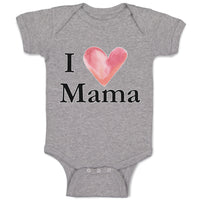 Baby Clothes I Love Mama Baby Bodysuits Boy & Girl Newborn Clothes Cotton