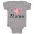 Baby Clothes I Love Mama Baby Bodysuits Boy & Girl Newborn Clothes Cotton