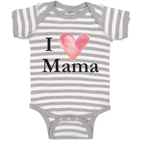 Baby Clothes I Love Mama Baby Bodysuits Boy & Girl Newborn Clothes Cotton