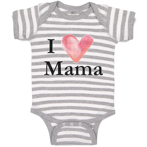 Baby Clothes I Love Mama Baby Bodysuits Boy & Girl Newborn Clothes Cotton