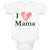 Baby Clothes I Love Mama Baby Bodysuits Boy & Girl Newborn Clothes Cotton