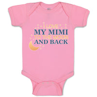 Baby Clothes I Love My Mimi to The Moon and Back Baby Bodysuits Cotton