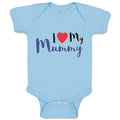 Baby Clothes I Love My Mummy Baby Bodysuits Boy & Girl Newborn Clothes Cotton