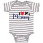 Baby Clothes I Love My Mummy Baby Bodysuits Boy & Girl Newborn Clothes Cotton