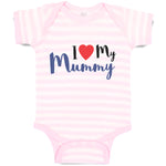 Baby Clothes I Love My Mummy Baby Bodysuits Boy & Girl Newborn Clothes Cotton