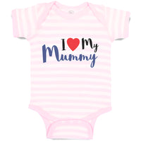 Baby Clothes I Love My Mummy Baby Bodysuits Boy & Girl Newborn Clothes Cotton