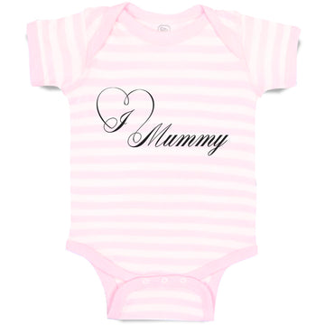 Baby Clothes I Love Mummy Baby Bodysuits Boy & Girl Newborn Clothes Cotton