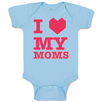 Baby Clothes I Love My Moms Baby Bodysuits Boy & Girl Newborn Clothes Cotton