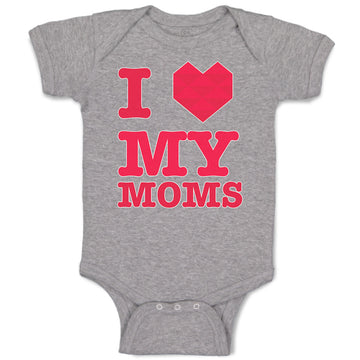 Baby Clothes I Love My Moms Baby Bodysuits Boy & Girl Newborn Clothes Cotton
