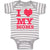 Baby Clothes I Love My Moms Baby Bodysuits Boy & Girl Newborn Clothes Cotton