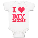 Baby Clothes I Love My Moms Baby Bodysuits Boy & Girl Newborn Clothes Cotton