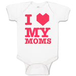 Baby Clothes I Love My Moms Baby Bodysuits Boy & Girl Newborn Clothes Cotton