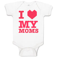 Baby Clothes I Love My Moms Baby Bodysuits Boy & Girl Newborn Clothes Cotton