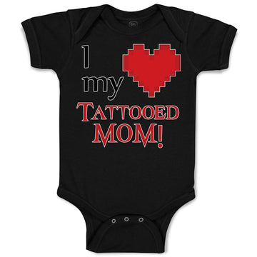 Baby Clothes I Love My Tattooed Mom! Baby Bodysuits Boy & Girl Cotton