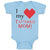 Baby Clothes I Love My Tattooed Mom! Baby Bodysuits Boy & Girl Cotton