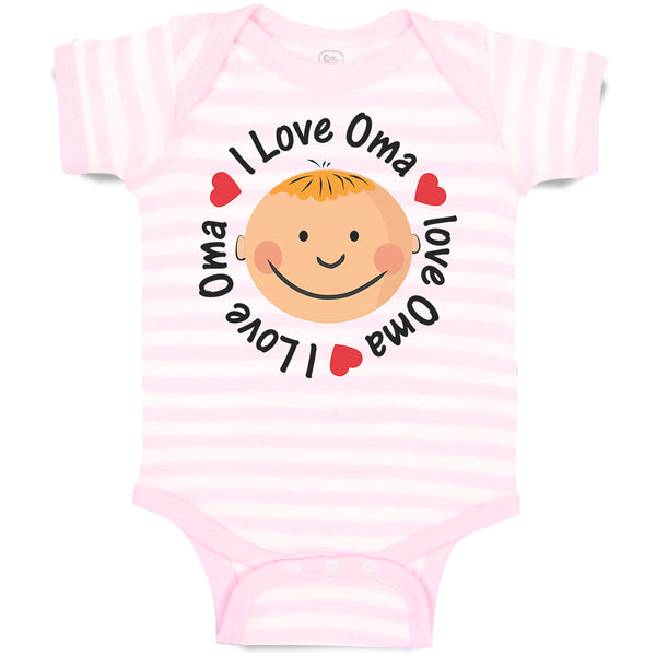 Baby Clothes I Love Oma Baby Bodysuits Boy & Girl Newborn Clothes Cotton