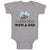 Baby Clothes I Love You Mom & Dad Baby Bodysuits Boy & Girl Cotton