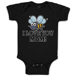 Baby Clothes I Love You Mom! Baby Bodysuits Boy & Girl Newborn Clothes Cotton