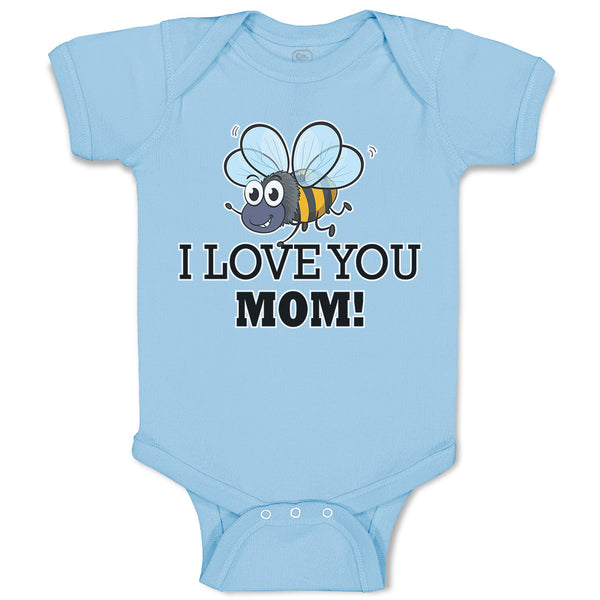 Baby Clothes I Love You Mom! Baby Bodysuits Boy & Girl Newborn Clothes Cotton