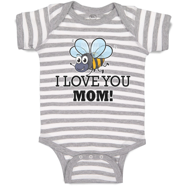Baby Clothes I Love You Mom! Baby Bodysuits Boy & Girl Newborn Clothes Cotton