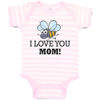 Baby Clothes I Love You Mom! Baby Bodysuits Boy & Girl Newborn Clothes Cotton