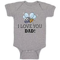 Baby Clothes I Love You Dad! Baby Bodysuits Boy & Girl Newborn Clothes Cotton